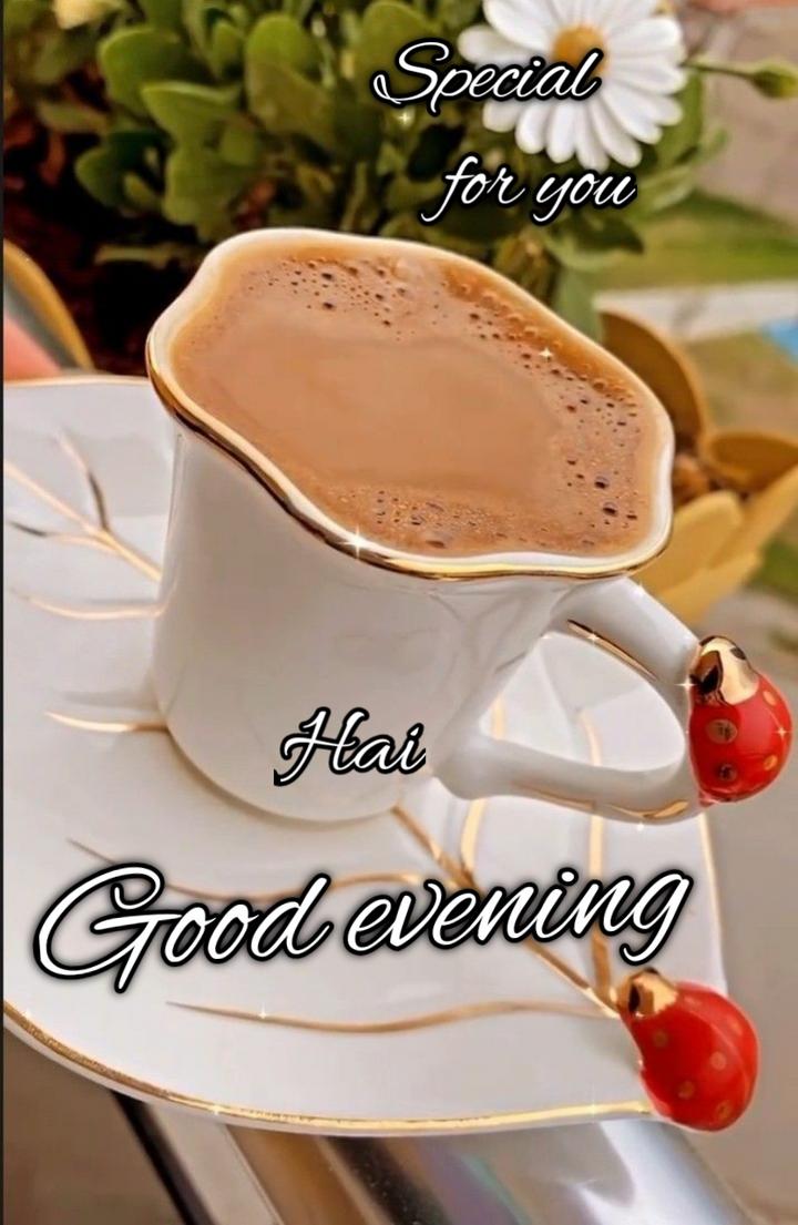  good evening with tea  • ShareChat Photos and Videos
