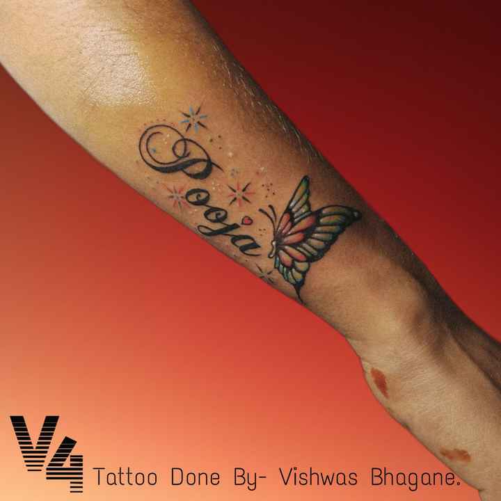 Share 54 vishwa name tattoo super hot  incdgdbentre