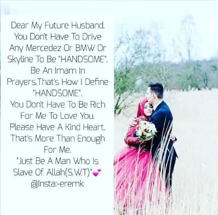 dear future husband islam