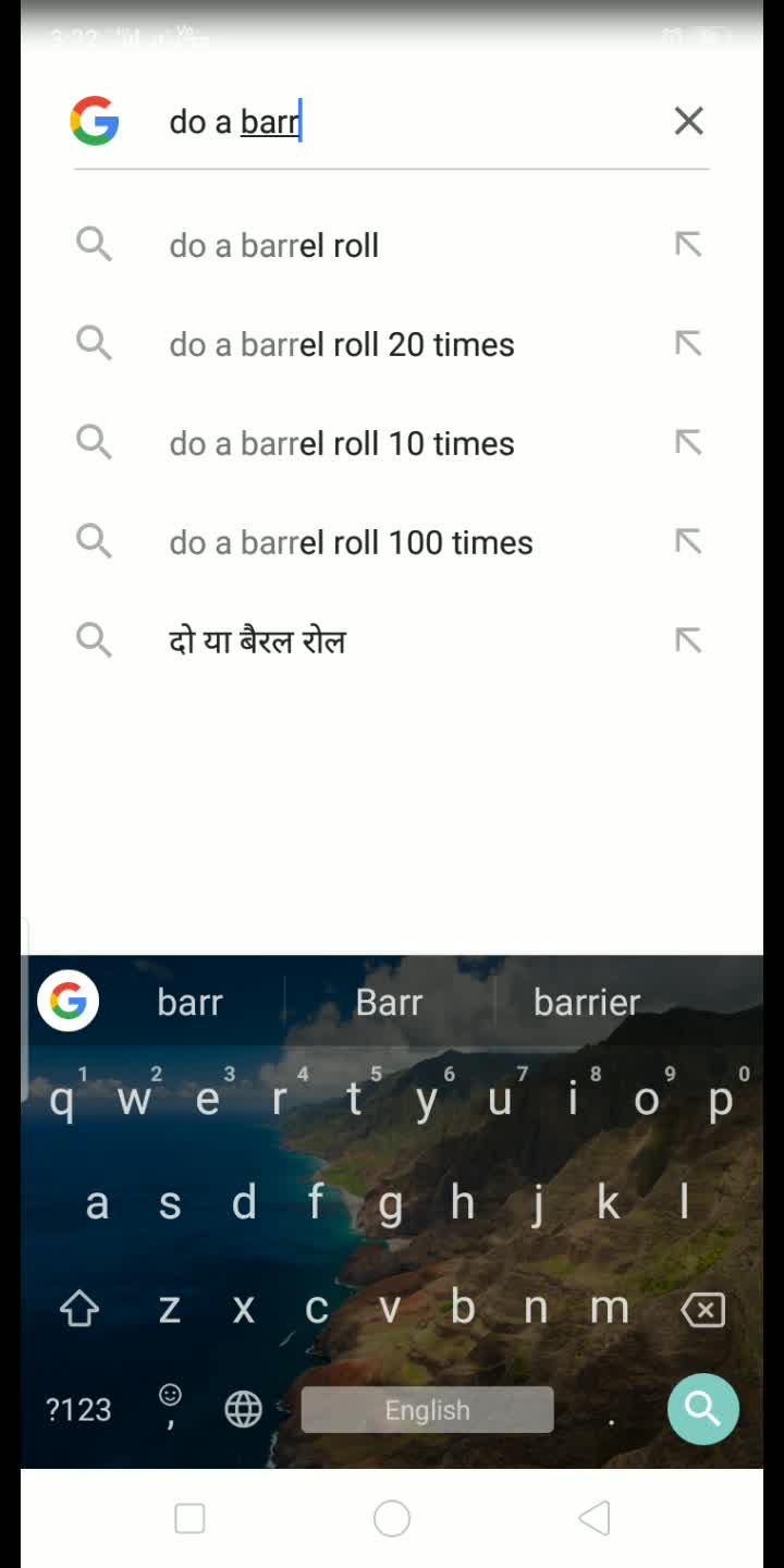 Doing A Barrel Roll for a 100 times.. 