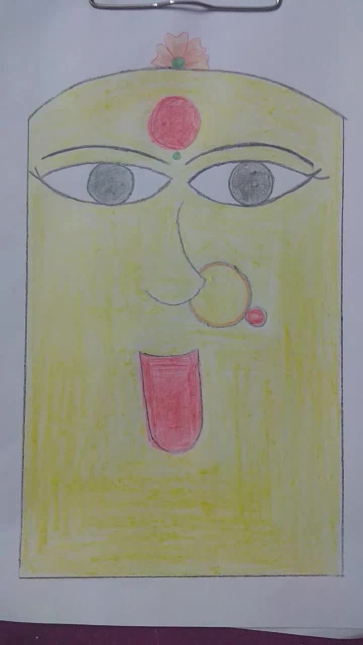 Goddess Durga: Drawing Tutorial – Read every day, Doodle every day