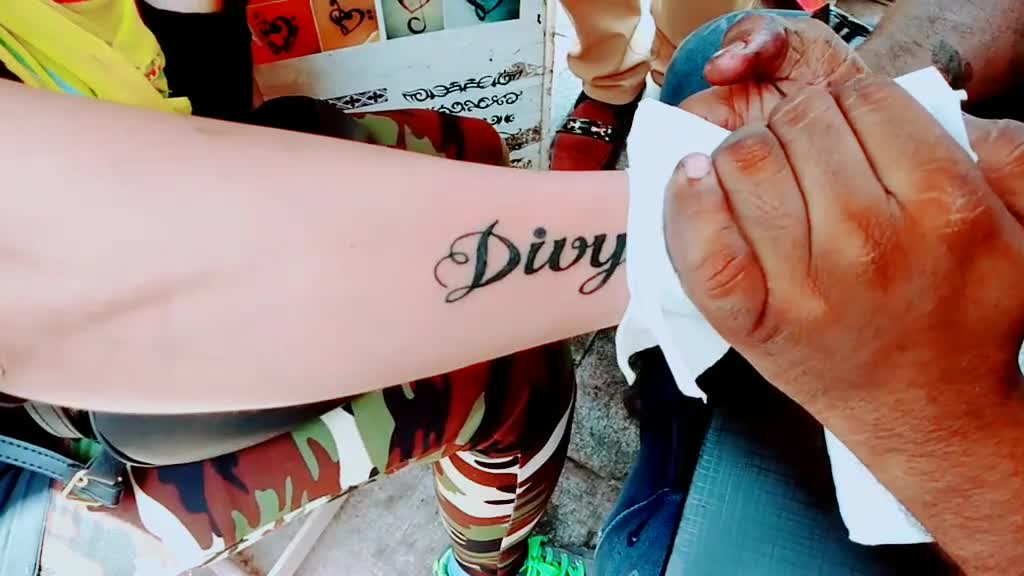 Details more than 67 divya name tattoo in hand latest  thtantai2