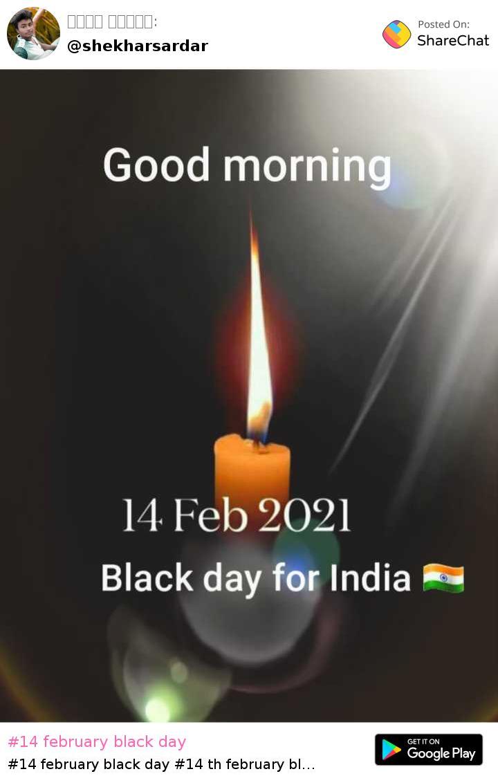 14 february black day Images shekharsardar on