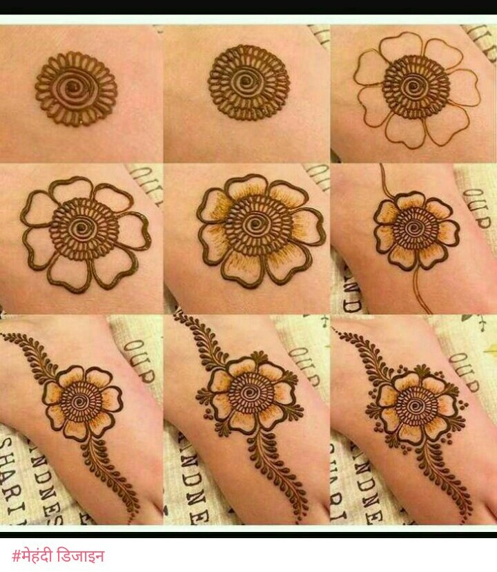 Easy Beautiful Arabic Mehndi Design | Best Eid/ Karwachauth Special Henna  Design | Backhand Mehndi - YouTube