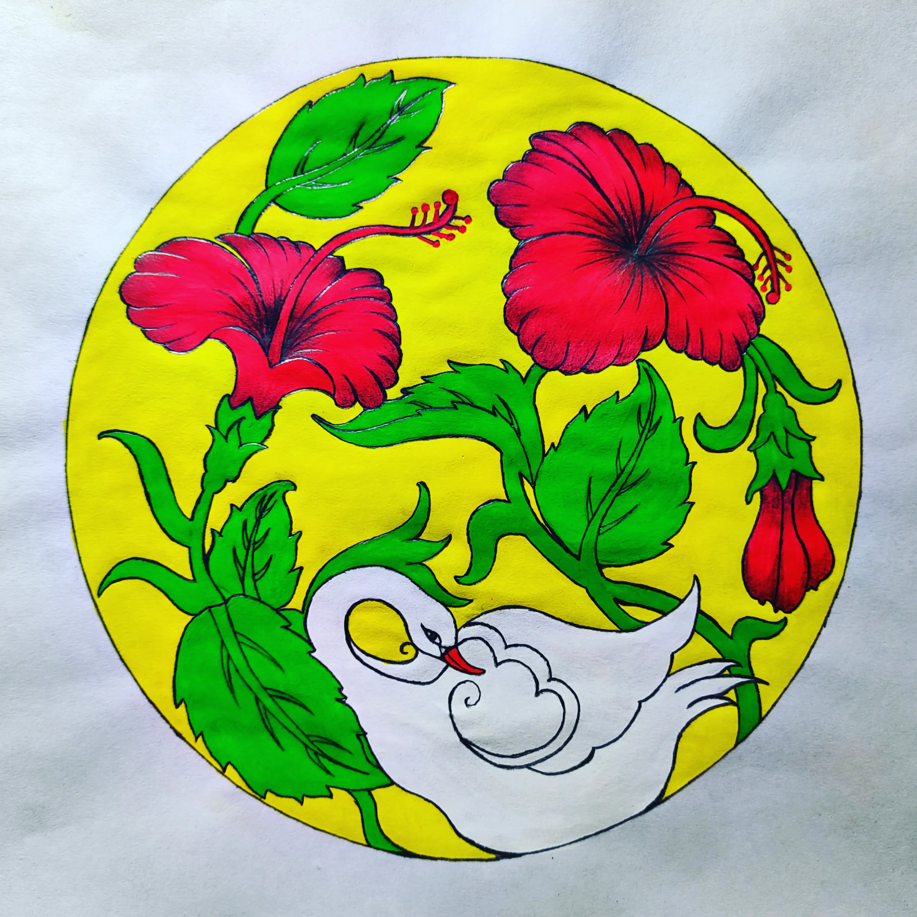 Alekhan | Flower drawing design, Flower art painting, Lotus flower art