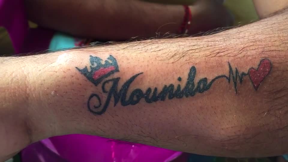 Mouni  tattoo phrase download free scetch