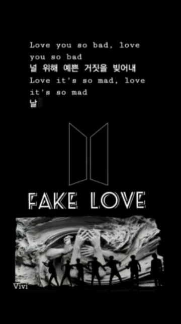 BTS – FAKE LOVE Lyrics