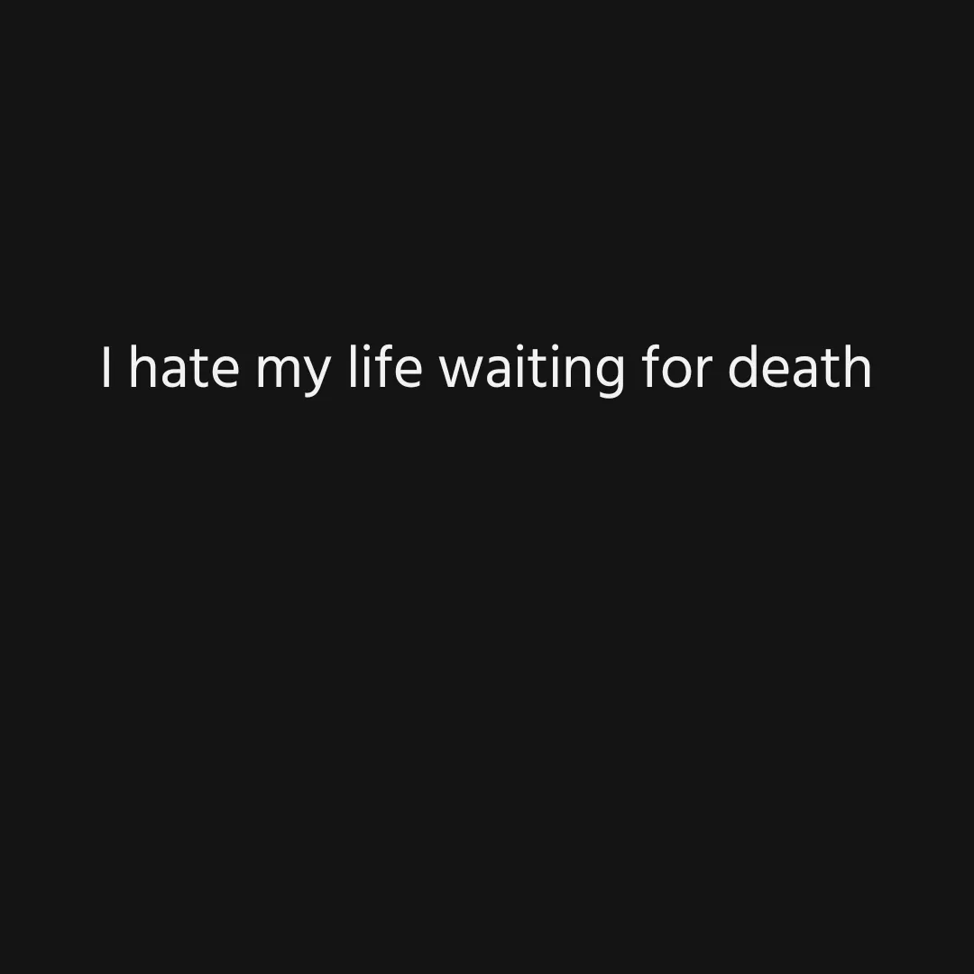 i am waiting for my death • ShareChat Photos and Videos