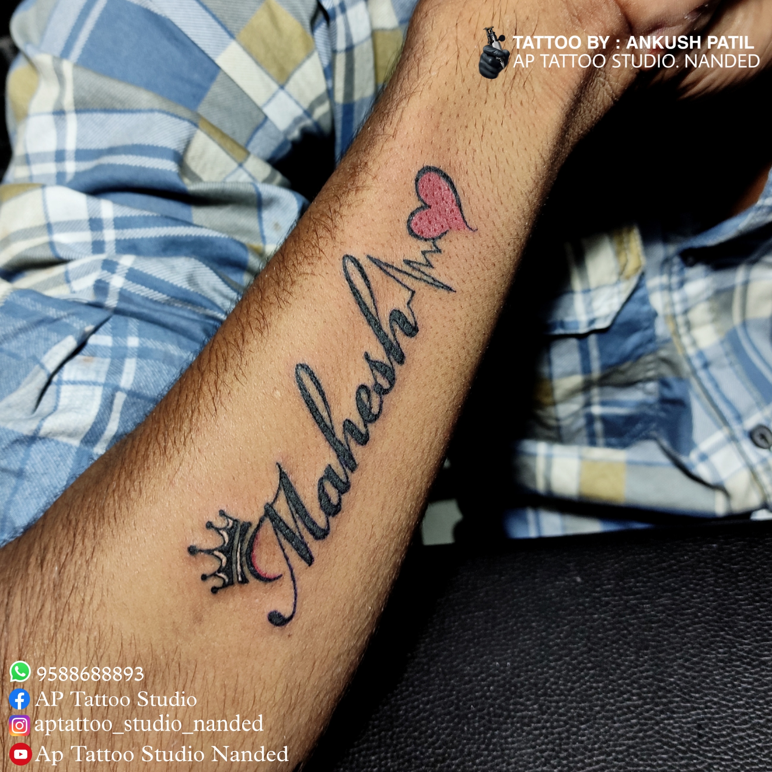 Name tattoo  mahesh  Buddhaz star tattoo ink  Facebook