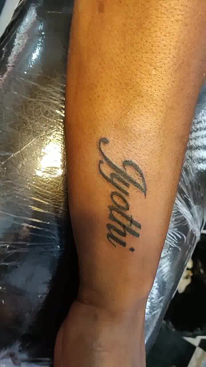 RJ Anmol  on Twitter So here is My 1st tattoo Its a Combination of  My Parents Name  Ajay amp Jyoti Tattoo Designed by My SoulMate  AmritaRao  tattoodesign httpstcohSJEgn385m 