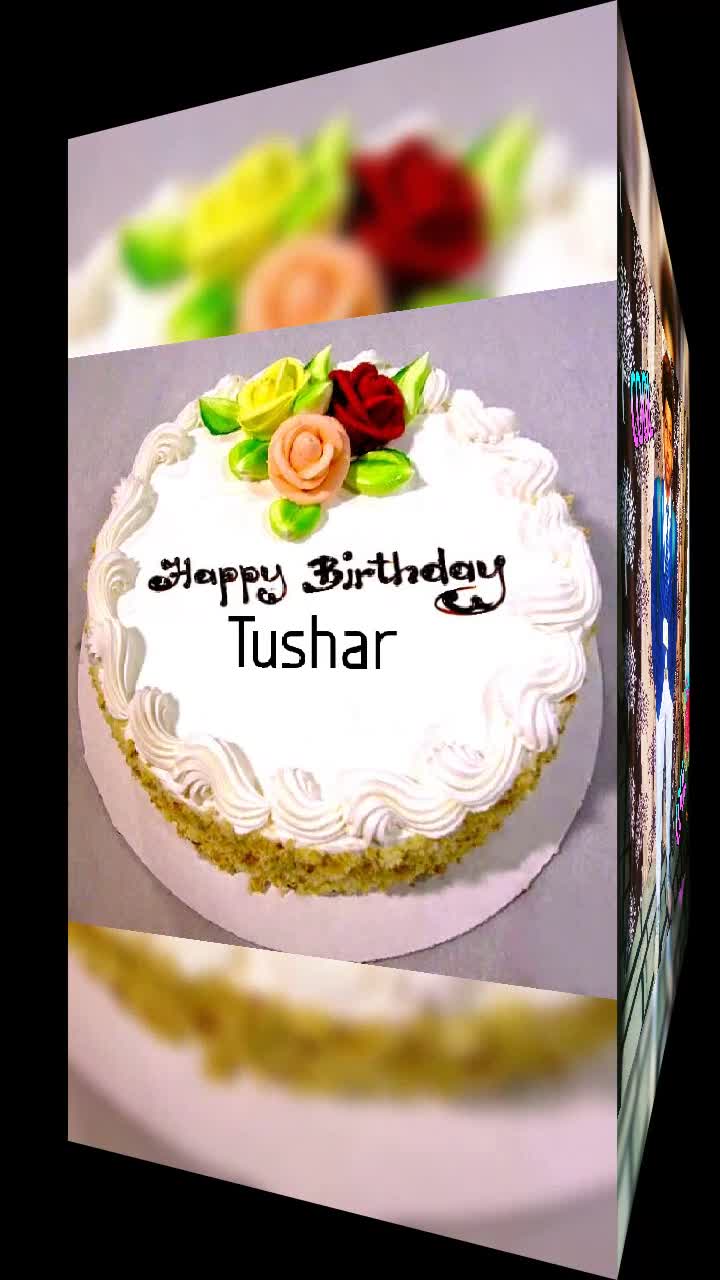 Happy Birthday Tushar enjoy your bday with cakes and bakes mango flavour |  By Cakesandbakesnashik | Facebook