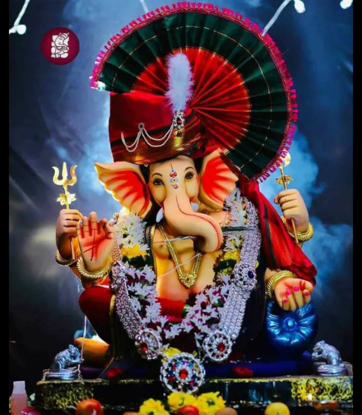 Ganpati Bappa Wallpapers Fully WaterProof Vinyl Sticker Poster For Living  Room,Bedroom,Office,Kids Room,Hall (24X18) Fine Art Print - Religious  posters in India - Buy art, film, design, movie, music, nature and  educational paintings/wallpapers