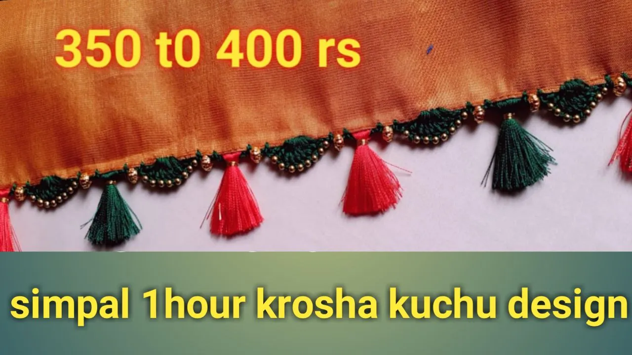 Paviru saree krosha kuchu design | Facebook