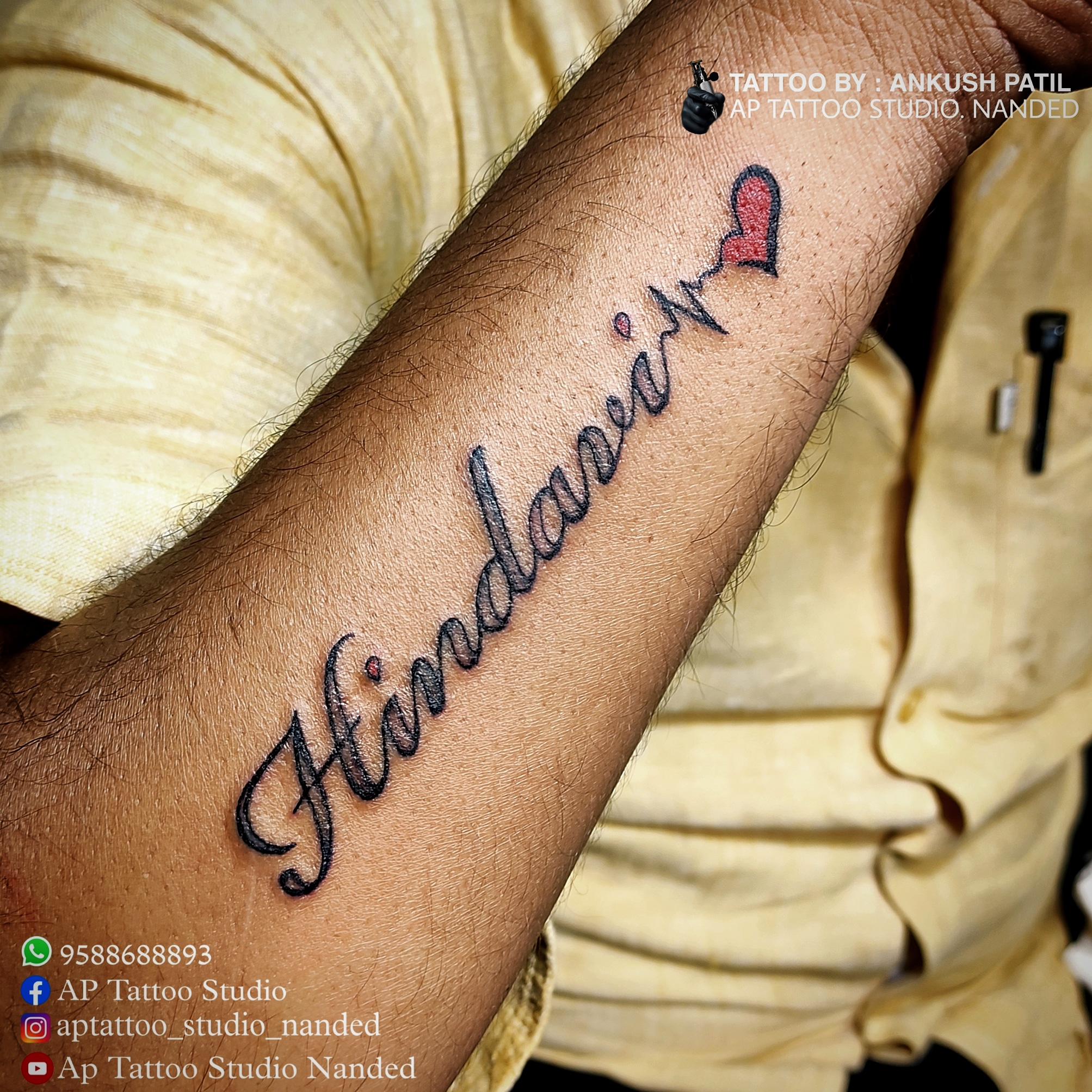 PRASHANT JADHAV on Twitter Cover up tattoo Covered old name Tattoo by new  name Tattoo Today httpstco6UD9snFgmm  Twitter