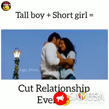 short girl tall boy couple kissing