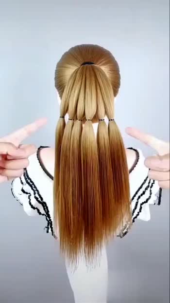 girl hair style #girl hair style #hair style for girls video Nisha -  ShareChat - Funny, Romantic, Videos, Shayari, Quotes