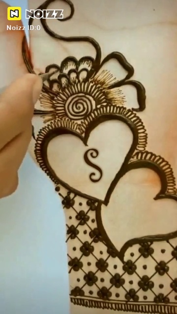 Arabic Henna Design Easy And Stylish - Heart Shape Mehndi Design Front Hand  Simple | Simple mehndi designs fingers, Mehndi designs front hand, Henna  designs easy