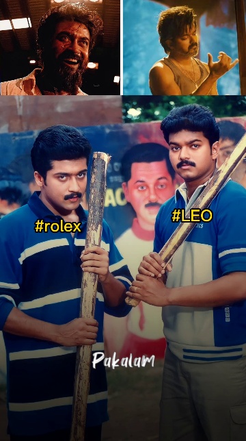 Rolex and Leo it s an lcu ROLEX SIR Surya mass vikram Surya surya THALAPATHY LEO THALAPATHY vs Surya ROLEX SIR Surya mass vikram Surya surya thalapathy creater ShareChat