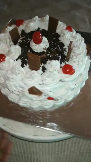 Black Forest Birthday Cake For Friend With Name