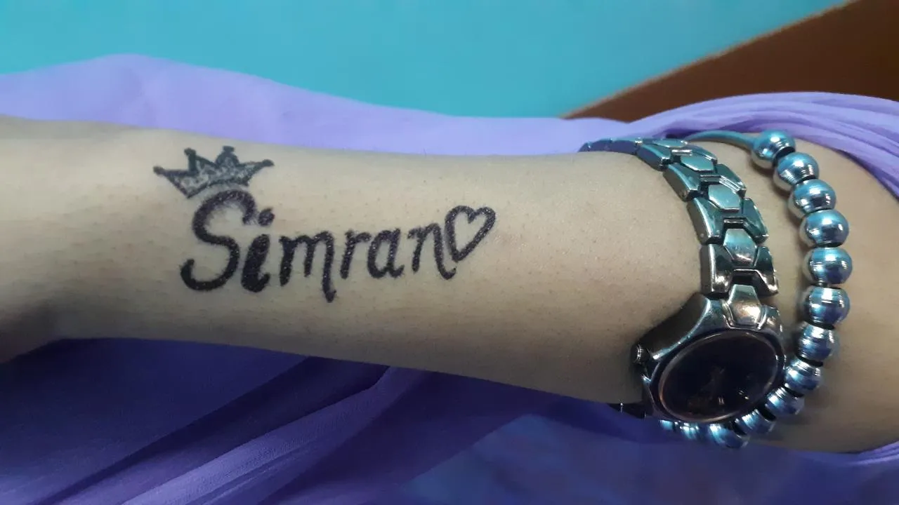 Artist Swami Sharan on Twitter New work Name tattoo with crown    artsbyswami tattoo tattooart tattoobeast tattoodesign tattooartist  INK INKED artistontwittter artists tattooforgirls  httpstco6ZfTfckZ95  X