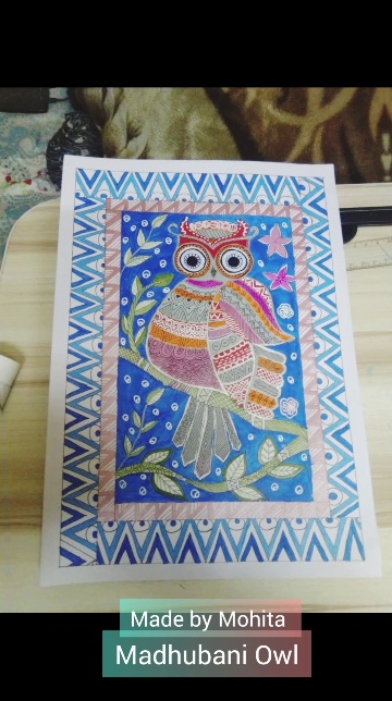 Madhubani Owl
#madhubani #painting #owl #TujhkoHiDulhan #RabKare #PhoolonSaChehraTera #PataLogeKa #ExamFever #Sohniye #CuteLife #TopGiftedVideos #PepsiRiseUpBaby