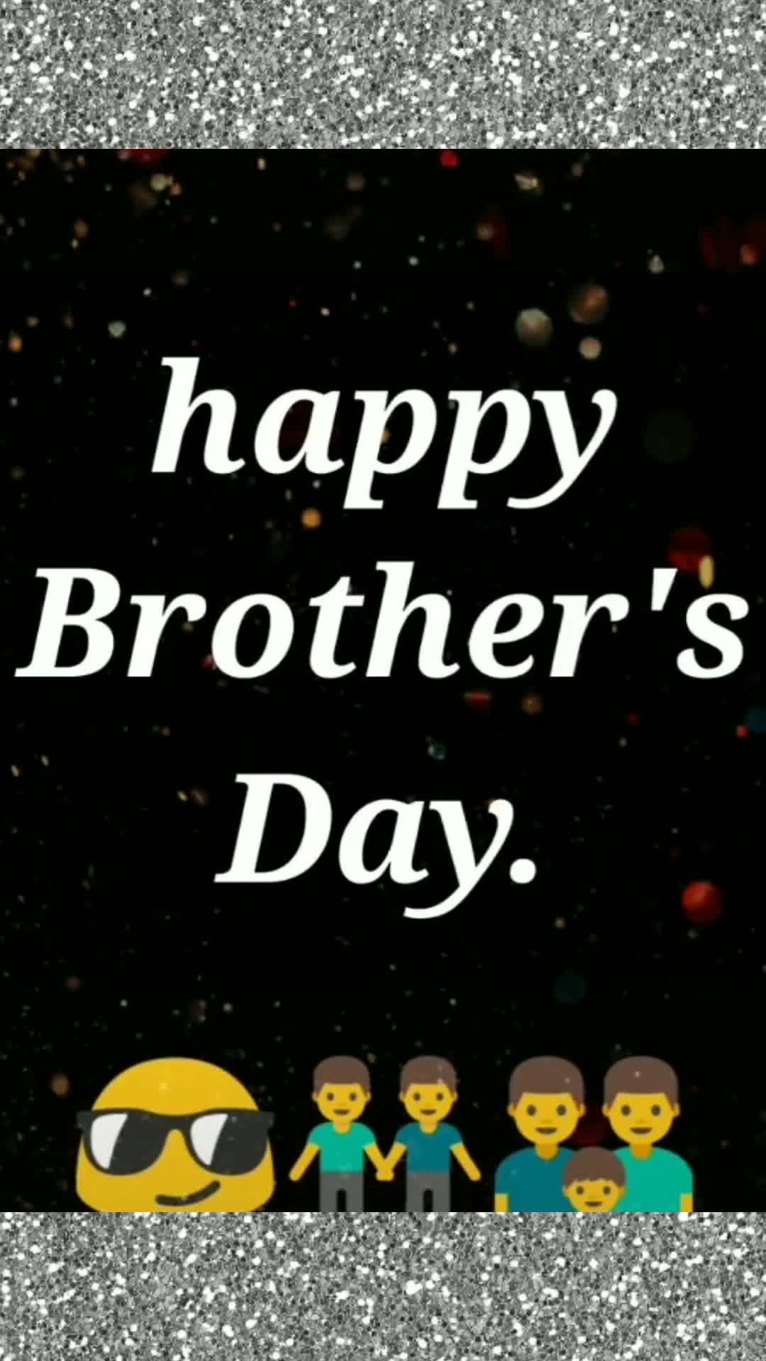 #happy brother day ❣️😘 #brothers day #whatsapp status brother sister #my  sweet brother - happy brother day ❣️😘 - Mahesh Kamble - ShareChat