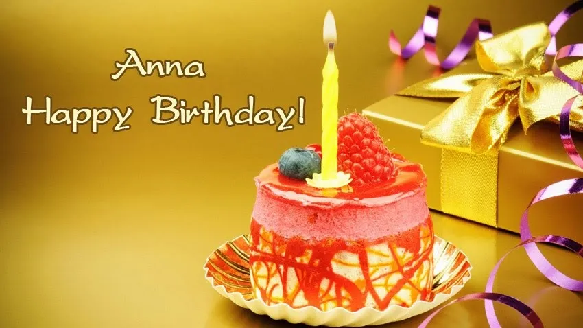 Cake Happy Birthday Anna! 🎂 - Greetings Cards for Birthday for Anna -  messageswishesgreetings.com