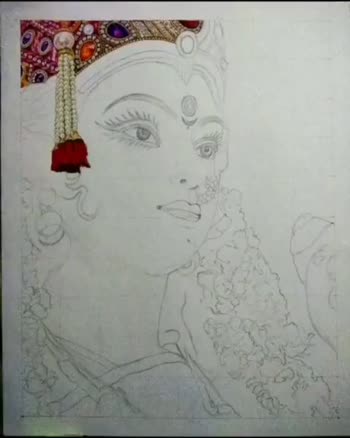 यग अरवनद  on X This beautiful sketch of Tulja Bhavani The  goddess of great Shivaji Maharaj This moorti is rare for many aspects  depicting the Bhavani killing Mahishaasura Meditating Markandeya Rishi
