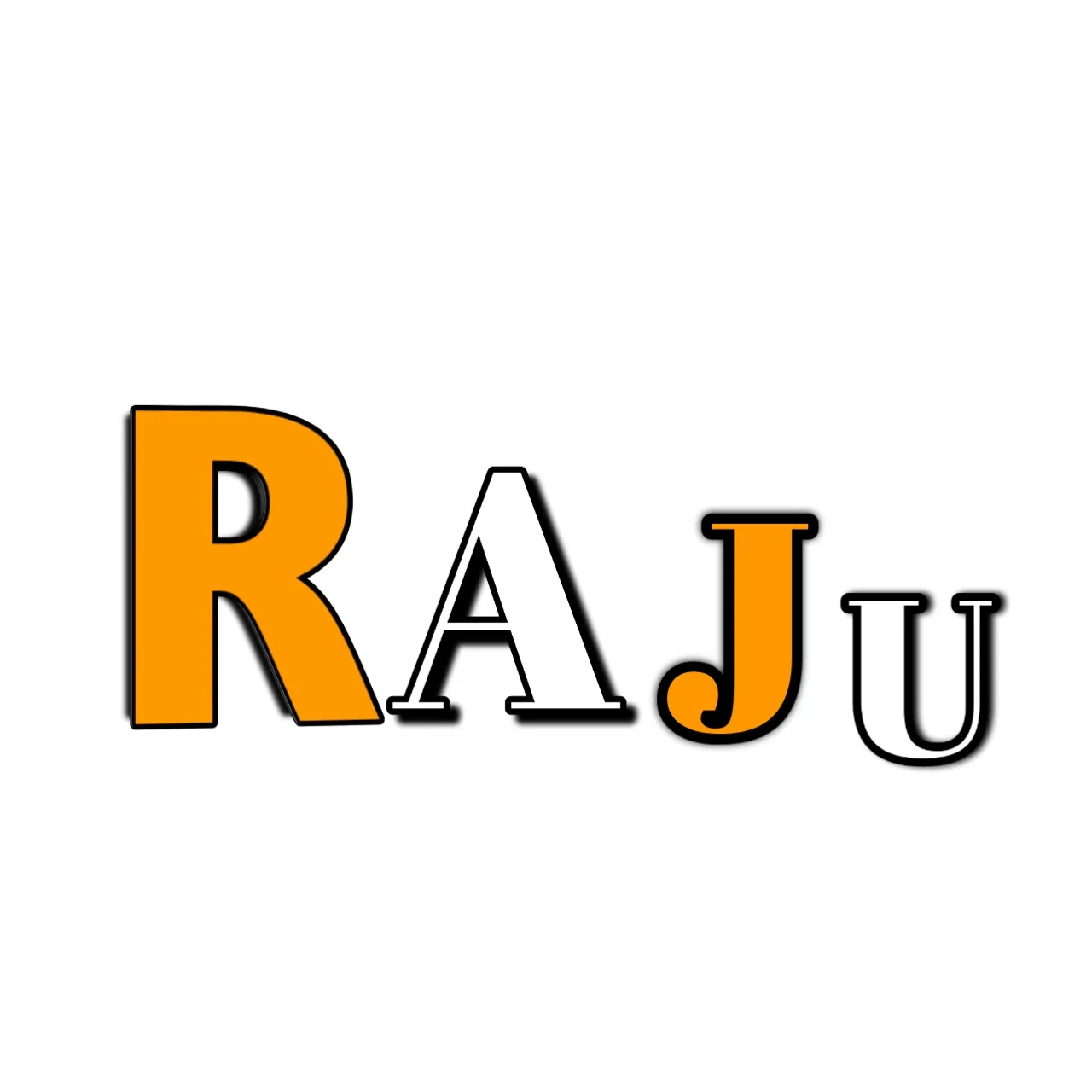 raju name logo