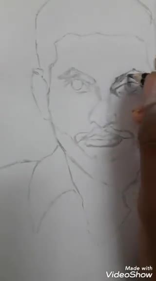 Pencil Sketch Of Shaheed Bhagat Singh  DesiPainterscom