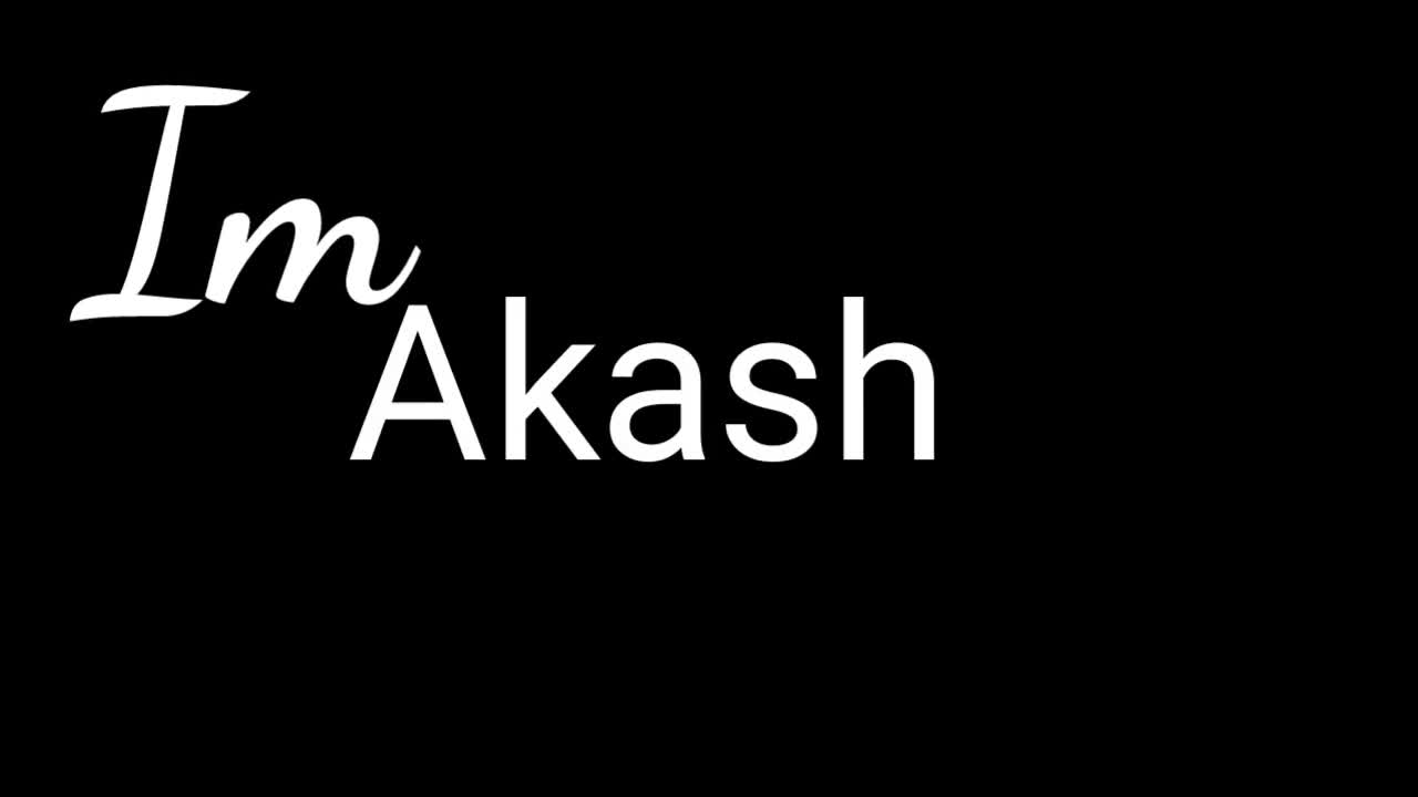 akash name logo wallpaper