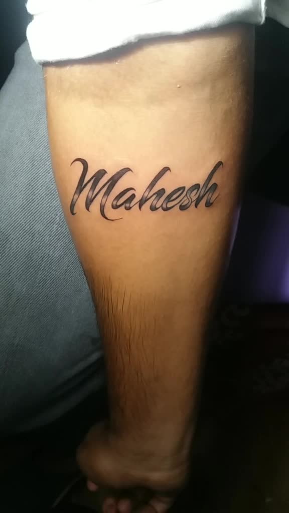 Mahesh  tattoo font download free scetch