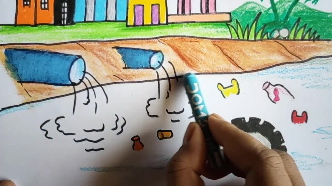 Air pollution poster drawing idea | Air pollution sketch drawing | How to  sketch air pollution idea - YouTube