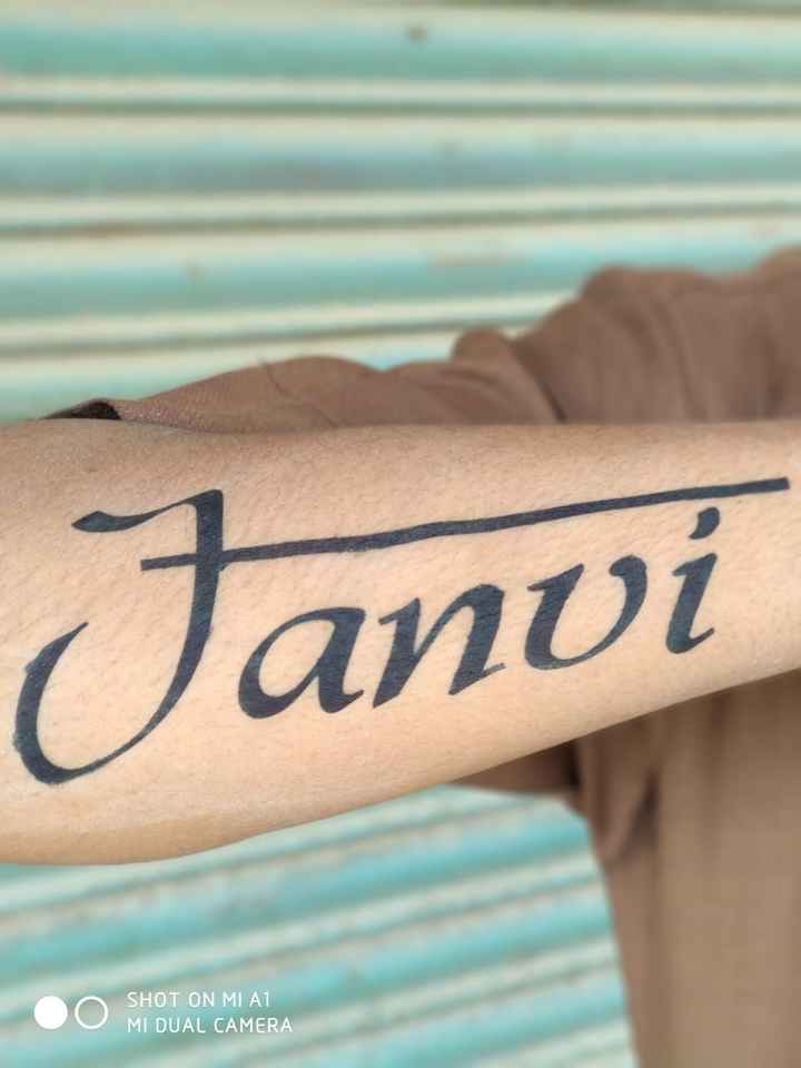 Share 77 about janvi name tattoo design super hot  indaotaonec