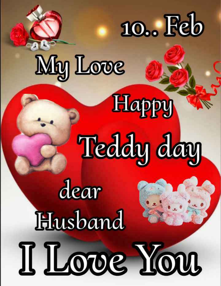 Happy teddy day to husband online