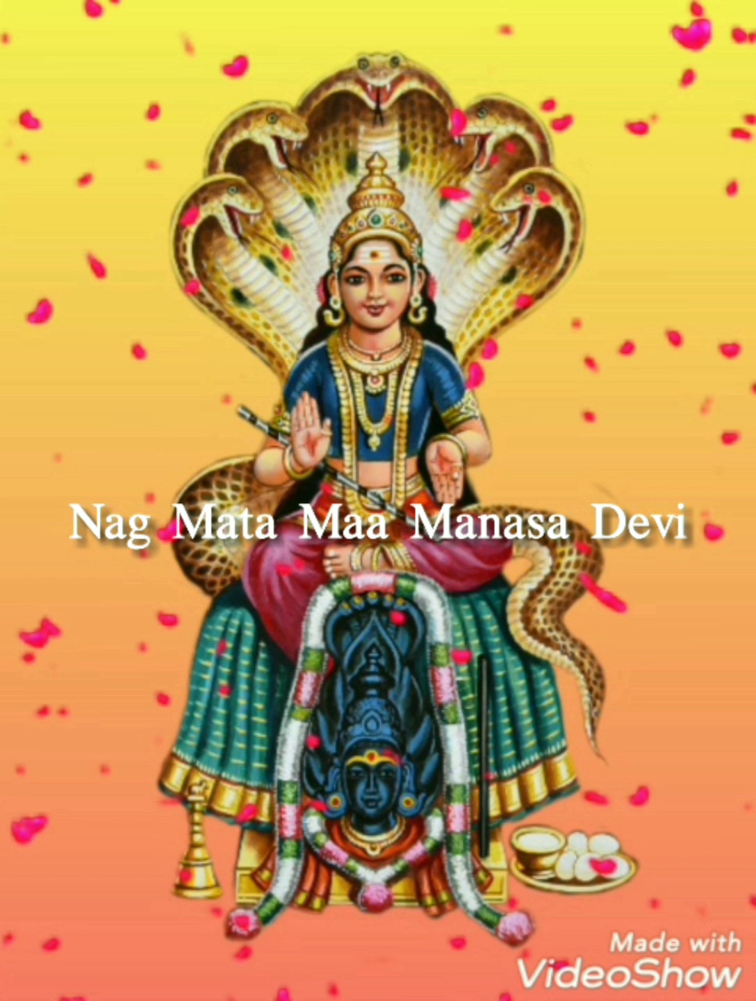 🐍 Maa Manasa Devi 🐍 #🐍 Maa Manasa Devi 🐍 #🌞 Good Morning🌞 #शुभं #शुभ  लाभ #शुभगुरुवार video radhika deekshith - ShareChat - Funny, Romantic,  Videos, Shayari, Quotes