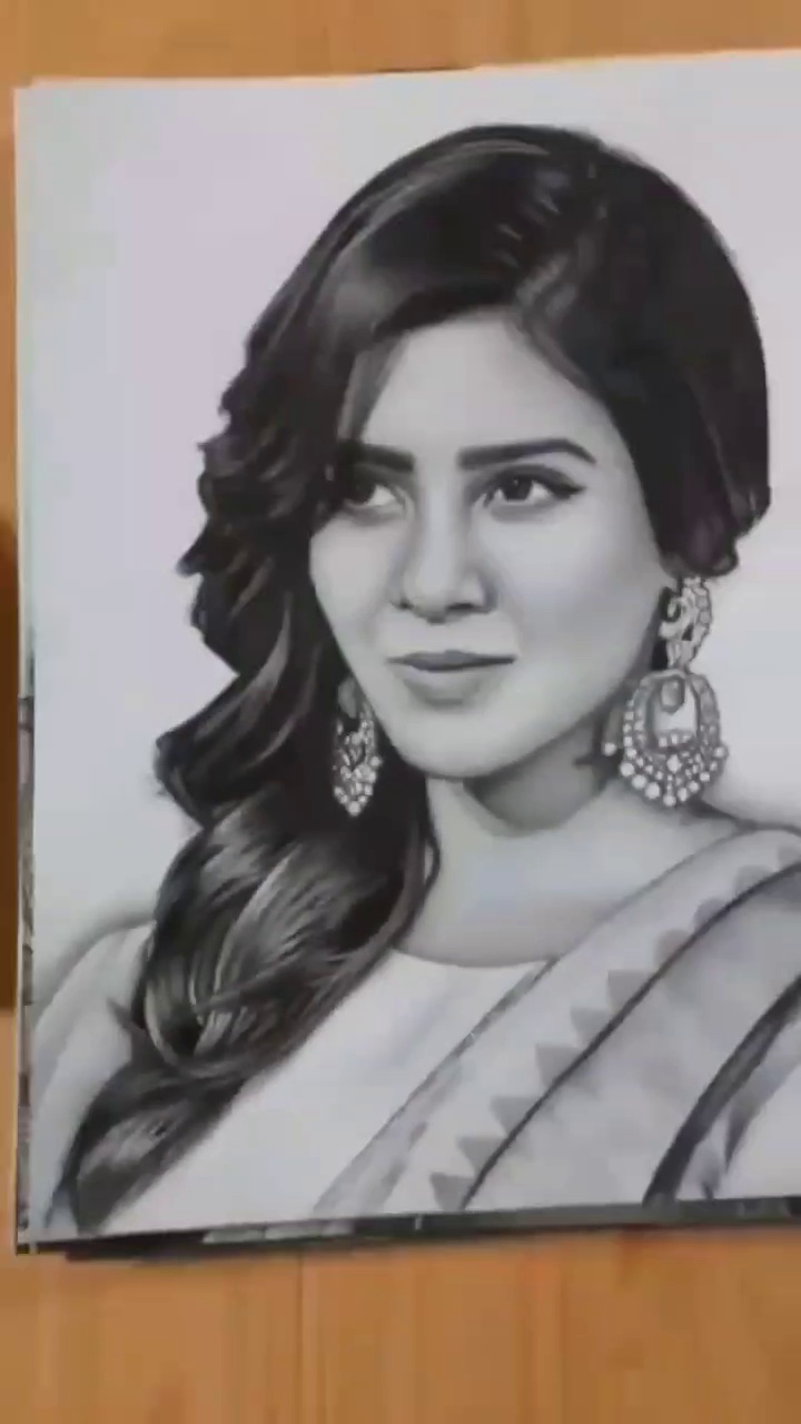 Rashmika Mandanna  south indian actress  Timelapse Beautiful Sketch   YouTube