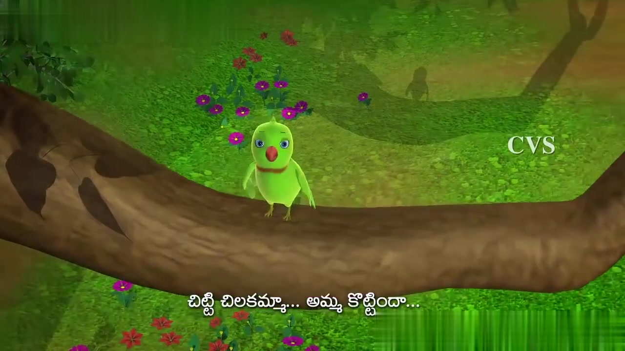 🤩Rhymes Chitti Chilakamma - Parrots 3D Animation Telugu Rhymes For  children with lyrics video CVS 3D Rhymes - ShareChat - Funny, Romantic,  Videos, Shayari, Quotes