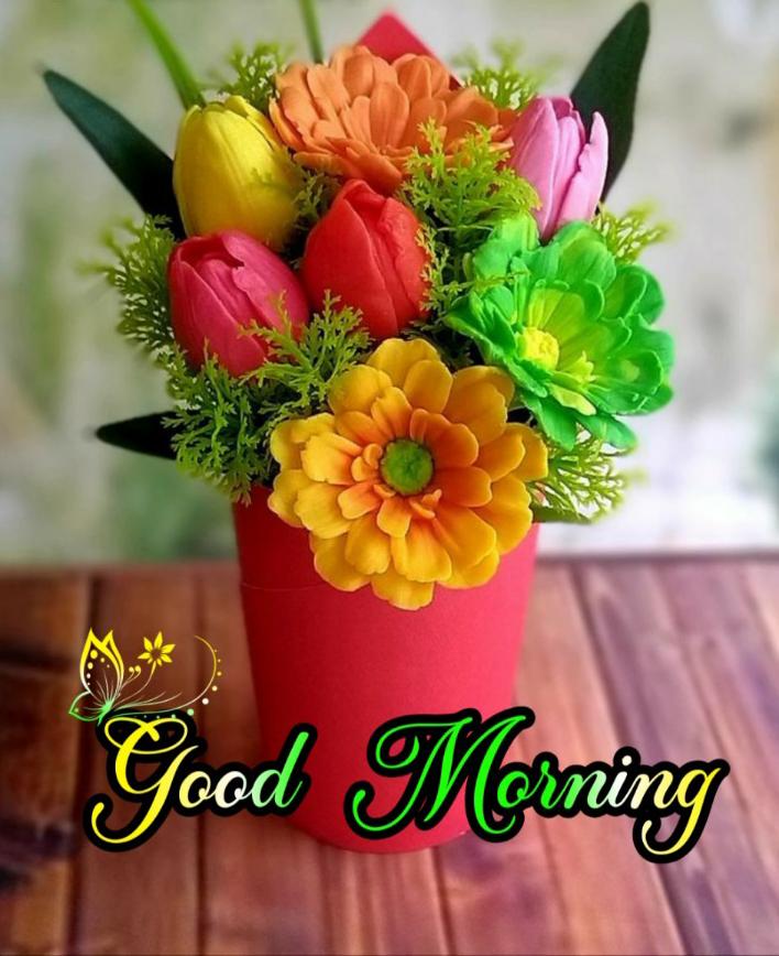 good morning flowers with messages