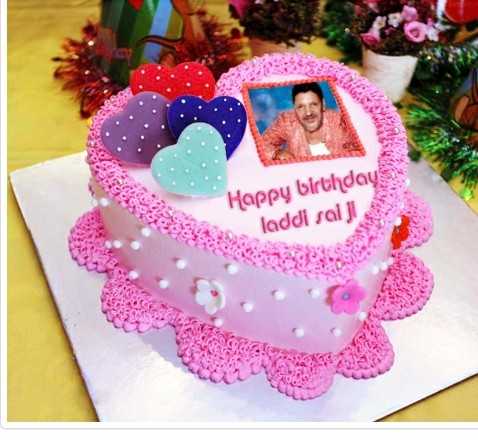 ❤️ Candles Heart Happy Birthday Cake For sai