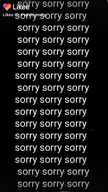 💔i am sorry💕 sorry 😔 #💔i am sorry💕 video 💞💝Komal jha💝💞 - ShareChat  - Funny, Romantic, Videos, Shayari, Quotes