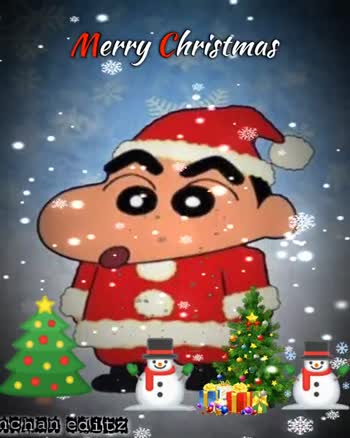 🤣 shin chan Happy merry Christmas to all wished by shinchan fans