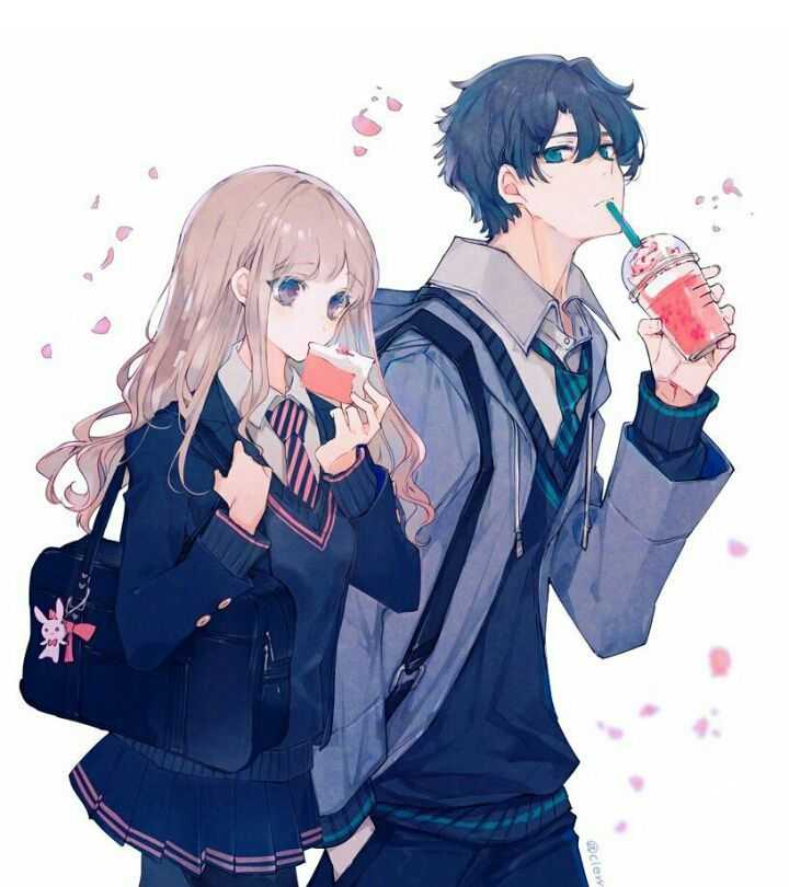 Anime Couple 💑 ♥ Images • minu____♡ (@_____minu_____) on ShareChat