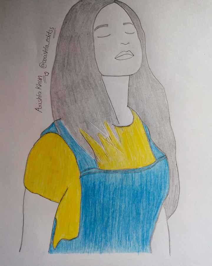 Drawing of ARISHFA KHAN  Arishfa Khan pencil sketch  YouTube