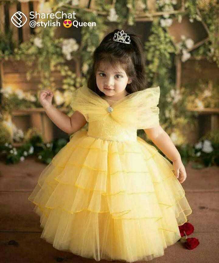 Girl's Yellow Seersucker Flutter Sleeve Dress – cuteheads