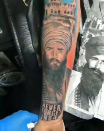 Sant jarnail singh ji Bhindrawale tattoo   By Krazÿ Tattoo  Facebook