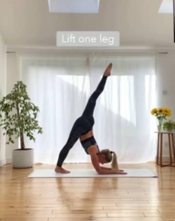 yoga Lift on leg #yoga video Healthy pro - ShareChat - Funny