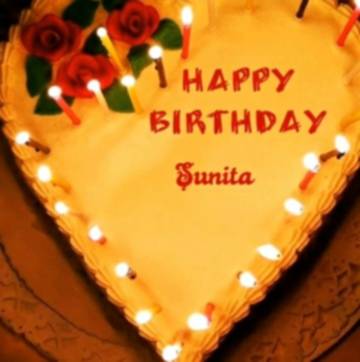 100+ HD Happy Birthday Sunita Cake Images And Shayari