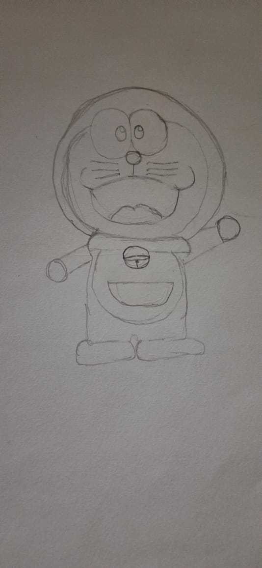 How to Draw Doraemon Easy  doraemon drawing step by step  Easy drawing  ideas for beginners  YouTube