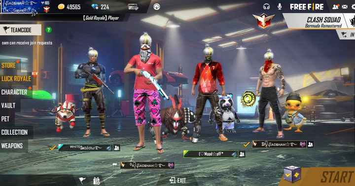 Join free fire squad added a new photo. - Join free fire squad